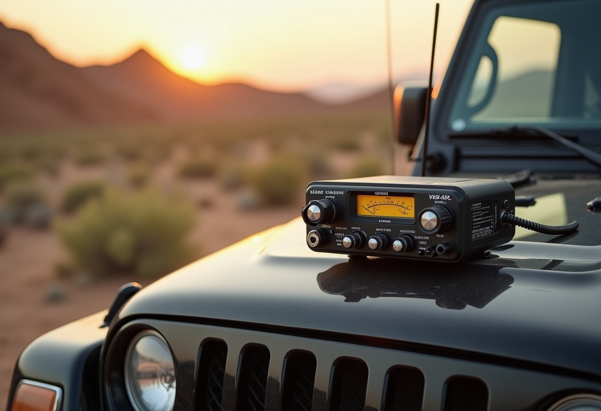 Jeep Wrangler CB Radio Installation and Antenna Mount Guide